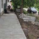 Megkezdődött a Magyar Falu Program / MFP-UHJ/2023/ keretében az Iskola utcai járda felújítás.
